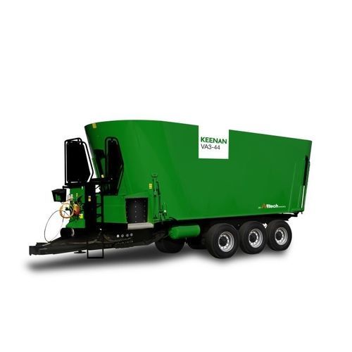 Vertikaler Futtermischwagen - VA3-44 - KEENAN - gezogen / mit Frontentladung / 3-Schnecken