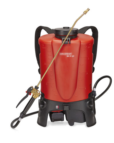 Rückenspritze mit Batterie - REC 15 AC1 - Birchmeier Sprühtechnik AG - für Gemüseanbau / für Weinbau / für Obstbau