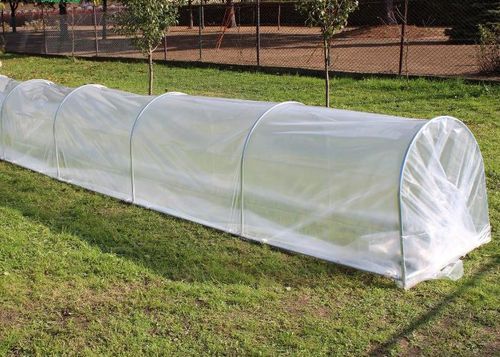 Tunnel-Gewächshaus - mini tunnel - Krosagro - für Produktionszwecke / mit Stahlstruktur / für Erdbeeren