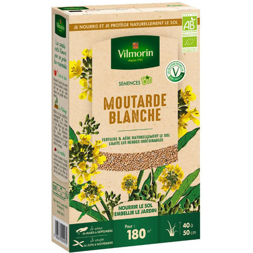 Senfvegetationsdecke - Vilmorin Jardin (Vilmorin Garden/ VDB) - Bodenstrukturierung / Zwischenfrucht / zum Anlocken von Bestäubern