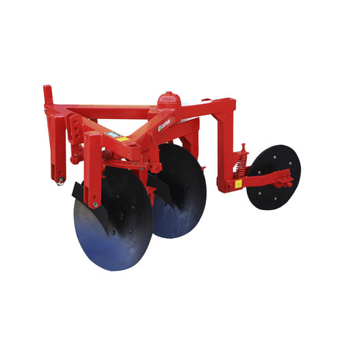 Scheibenpflug - CAPTAIN TRACTORS PVT. Ltd - angebaut / 2 Zinken / volldrehend
