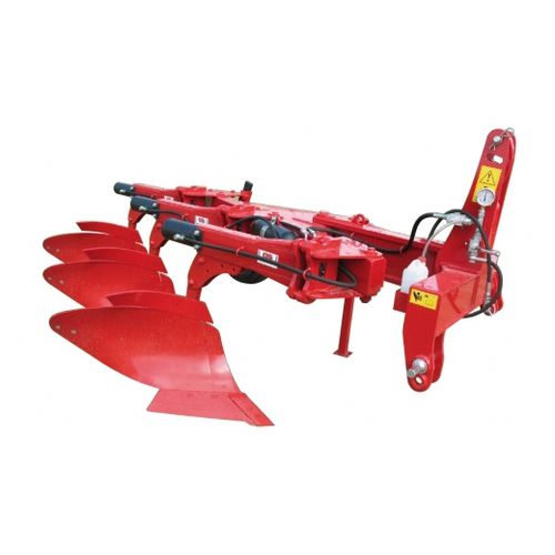 Pflug mit Tülle - Evo Fix  Series - CMA Macchine Agricole Srl - angebaut / mit Hydraulikregelung / mit variabler Breite