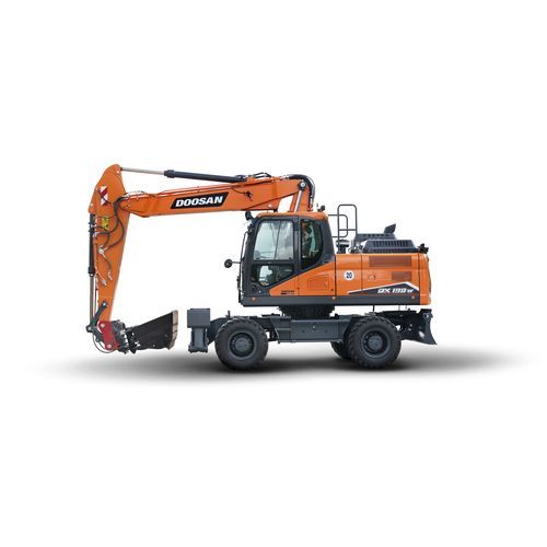 Hydraulischer Bagger - DX190W-7 - DOOSAN INFRACORE CO. LTD - mit Klinge