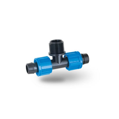 Mikro-Drip-Anschluss / T - 164 Series - POELSAN PLASTIC SAN.TIC A.S. - geriffelt / Gewinde / Polypropylen