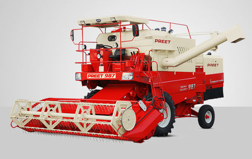 Nicht konventioneller Mähdrescher - 987 - PREET TRACTORS PRIVATE LIMITED - mit Dreschtrommel / Schüttler / Getreide