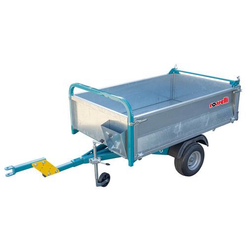 Kippanhänger - Express 600 - ROSSELLI Snc Officine Meccaniche - 2-Achsen / für Forstwirtschaft / 0 t...10 t