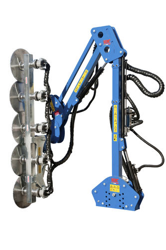 Schneidemaschine für Obstbaumkultur - PJ  - V.B.C. Srl - traktormontiert / mit Mähbalken / hydraulisch