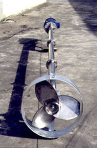 Horizontales Güllerührwerk - MD series - VENERONI Srl - vertikal / Edelstahl / hydraulisch