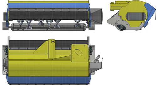 Graserntevorsatz - Testate Trincianti - OFFICINA MECCANICA B E G SRL - hart / traktormontiert