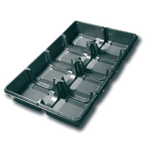 Kunststoff-Transportplatte - 91025 - C1286 - Amp Recycling - rechteckig / recycelbar