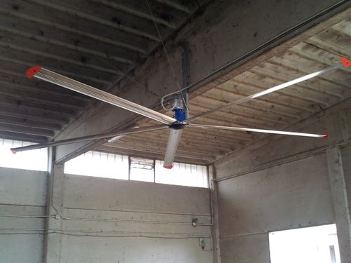 Ventilator für Landwirtschaftsgebäude - HELICOPTER - LA MECCANICA SNC - Luftumwälz / deckenmontiert