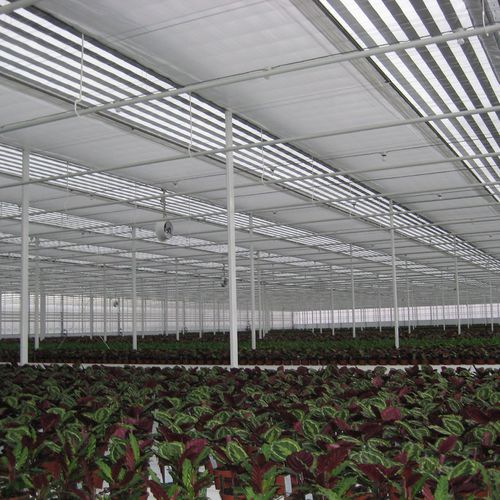 Schattiersystem - DIAPHRAGM SCREEN® - Huisman Scherming - für Gewächshaus