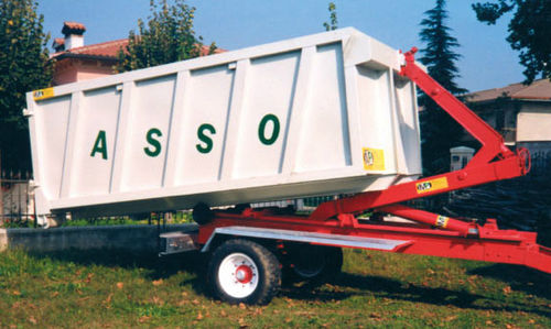 Hakenliftanhänger - RCA Series - MP International Srl - 2-Achsen / einachsig / Landwirtschaft