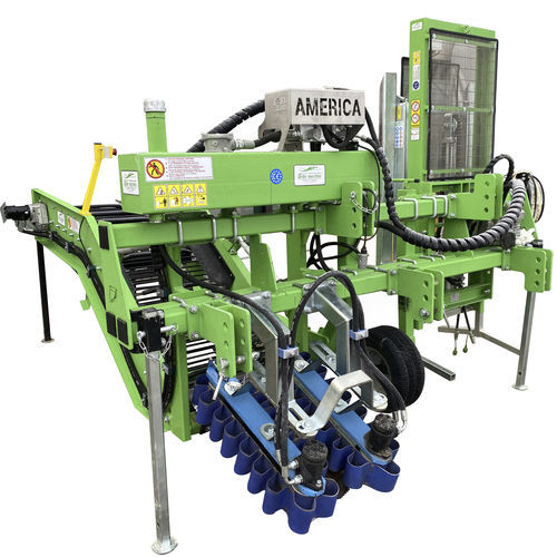 Gemüseerntemaschine - AMERICA FOGLIE  - Fardin Factory s.a.s - traktormontiert / 1 Reihe
