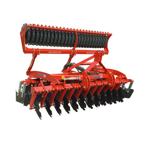 Angebaute Kurzscheibenegge - ABG 24 - AKTAŞLAR TARIM MAKİNALARI İMALAT VE TİCARET-RAMAZAN AKTAŞ - zweiteilig / mit Rolle / mit Hydraulikregelung