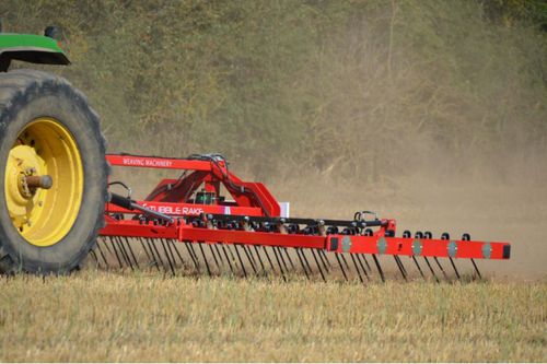 Angebauter Grubber - Stubble Rake - Weaving Machinery - mit Dreipunktanbau / mit festen Zähnen / zusammenklappbar