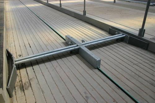 Ketten-Kotschieber - OMEGA / DELTA - FARMTEC a.s. - Seil / gerade / U-förmig