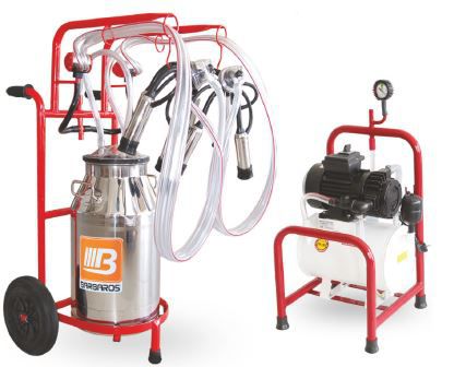 Melkmaschine für Kühe - 8680640009254/8680640009247 - BARBAROS MOTOR MAKINA SANAYI IC VE DIS TIC LTD STI - mit Elektromotor / mobil