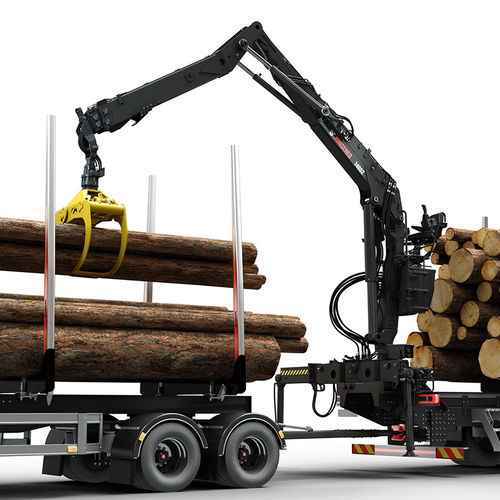 LKW-montierter Forstkran - JONSERED 1400Z series - HIAB AB - mit Gelenkausleger
