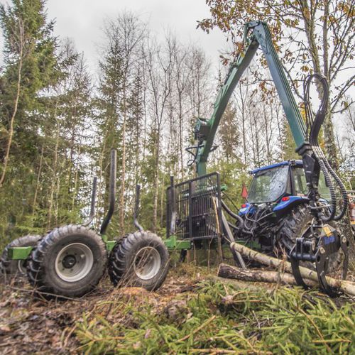 Ladewagen - 21-SV80/GL63 - Kellfri AB - 2-Achsen / für Forstwirtschaft / 0 t...10 t