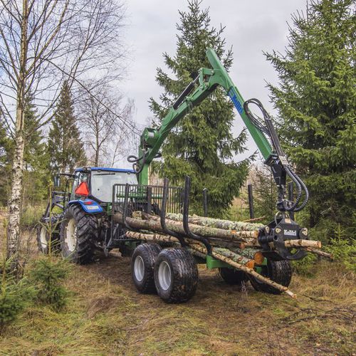 Ladewagen - 21-SV90/GL70 - Kellfri AB - 2-Achsen / für Forstwirtschaft / 9 t