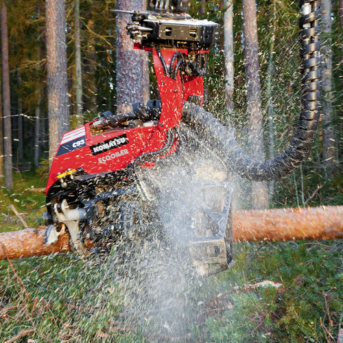 Harvester Aggregat / Zur Lichtung - C93 - Komatsu Forest AB - mit Entaster