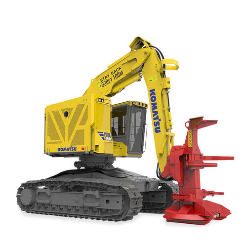 Raupen-Harvesteraggregate - XT465L-5 - Komatsu Forest AB - mit Kran