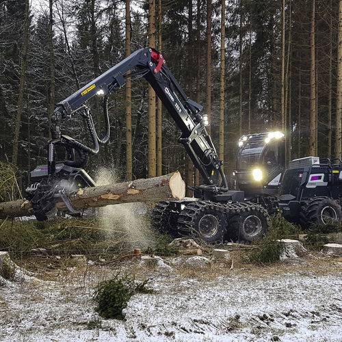 Harvester Aggregat / mit Entaster - TH85 - Logset Oy