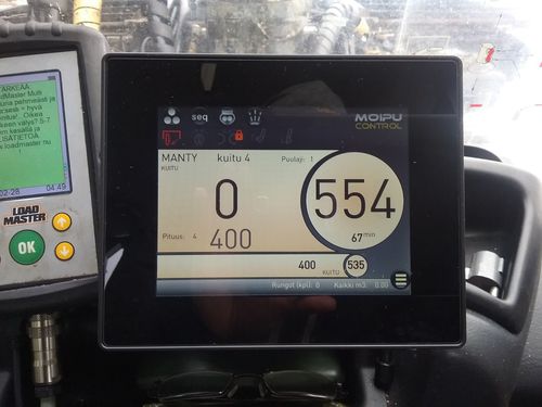 Kontrollsystem für Forstwirtschaftsmaschine - Moisio Forest Oy