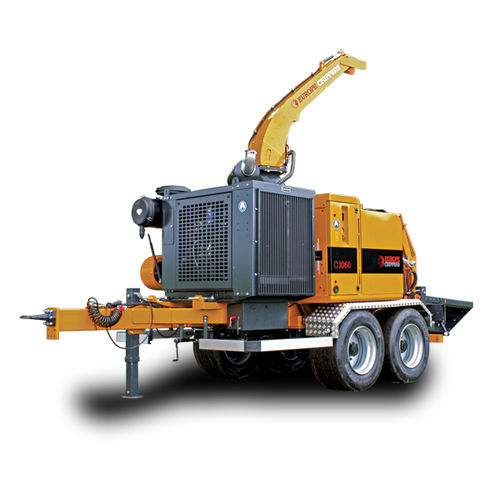 Anhänger-Holzhäcksler - EC 1060 - EUROPE FORESTRY - dieselbetrieben