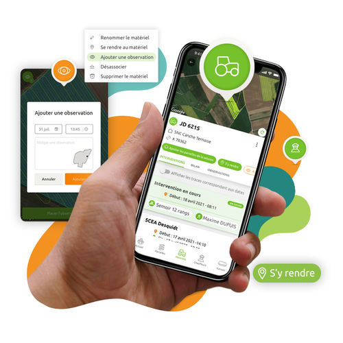Mobile App / Management - Karnott - Mapping / Planung / Datenansicht