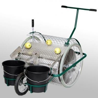 Obstauflesemaschine - OBSTIGEL 800 - Huemer Obsterntetechnik - handgeführt