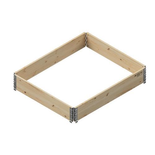 Holz-Boxpalette - KRONUS SIA - galvanisiertem Stahl / Lager / für Transport