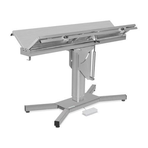 Elektrisch betriebener Veterinär-OP-Tisch - 602060 - Eickemeyer Veterinary Equipment Ltd - rechteckig / Edelstahl