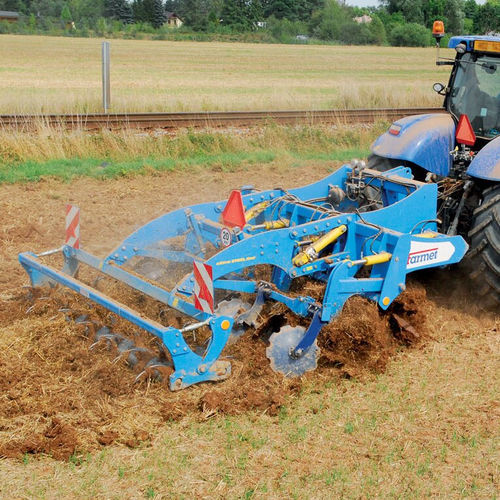Angebauter Grubber - 3N, 4N - serafinmachinery - mit Rolle / mit Dreipunktanbau / mit festen Zähnen