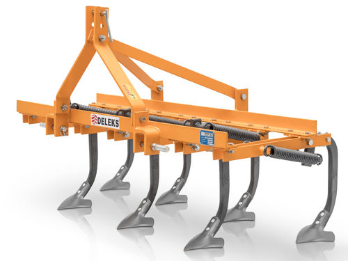 Angebauter Grubber - DE-140/7-V - DELEKS SRL - mit Dreipunktanbau / mit festen Zähnen