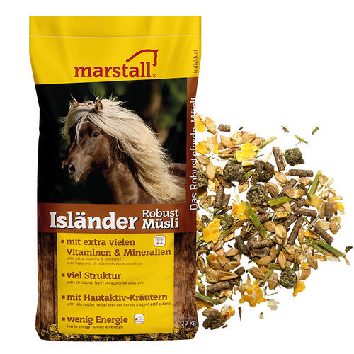 Nahrungsergänzungsmittel für Tiere - Isländer Robust-Müsli - Marstall - für Pferde / Vitamin / Mineral