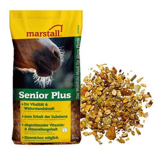 Nahrungsergänzungsmittel für Tiere - Senior Plus - Marstall - für Pferde / Vitamin / Mineral
