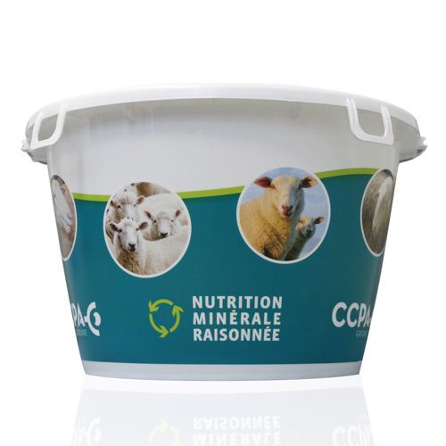 Leckstein für Schafe - Ovipack MiDi - deltavit - Spurenelemente / Magnesium / phosphoreszierend