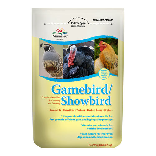 Nahrungsergänzungsmittel für Tiere - Gamebird/Showbird - mannapro - Geflügel / Mineral / Vitamin