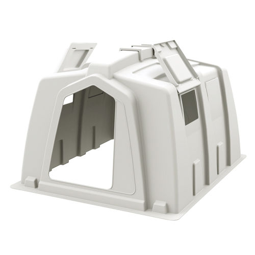 Hütte für Zuchtzwecke - Dual XL - calfhutch - für Kälber / kollektiv / Kunststoff