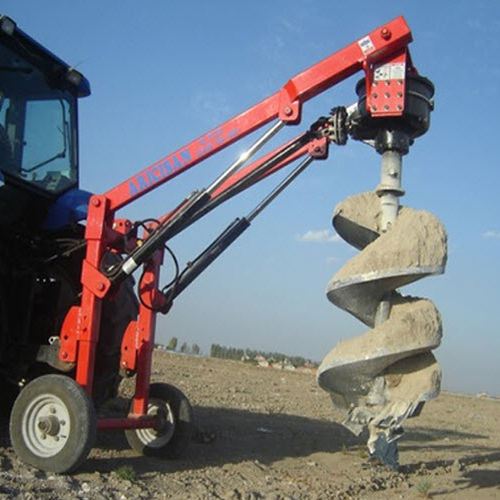 Hydraulischer Pfostenbohrer - WL - KZM Trenching Machines ind.Trade.Co.Ltd. - traktormontiert / mit Dreipunktanbau