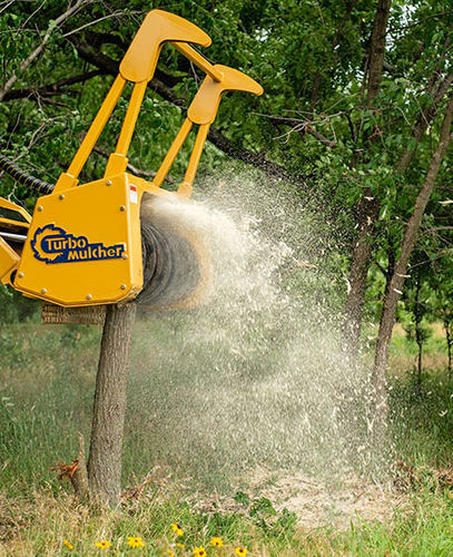 Angebautes horizontales Mulchgerät - TM60  - turbosaw - Hammer / für Forstwirtschaft / hydraulisch