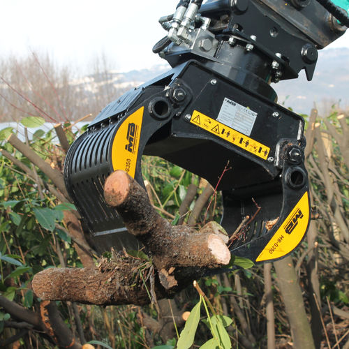 Rundholzzange für Forstwirtschaft - MB Crusher