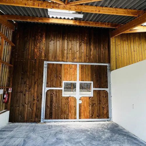 Tür für Aufzuchtgebäude - 2090032 - Technibelt - Holz / galvanisiertem Stahl