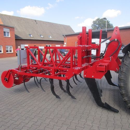 Tiefenlockerer / 2 Zinken - MAULWURF - HMF Hermeler Maschinenbau GmbH - mit Dreipunktanbau / mit Rolle / mit Hydraulikregelung