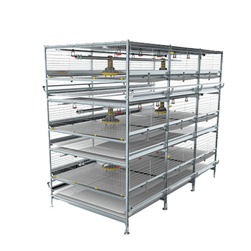 Mastgeflügelsystem in Käfigen - Broiler Best - VALLI S.r.l - Mehretagen / mit Kotentfernungssystem / mit automatischer Kontrolle
