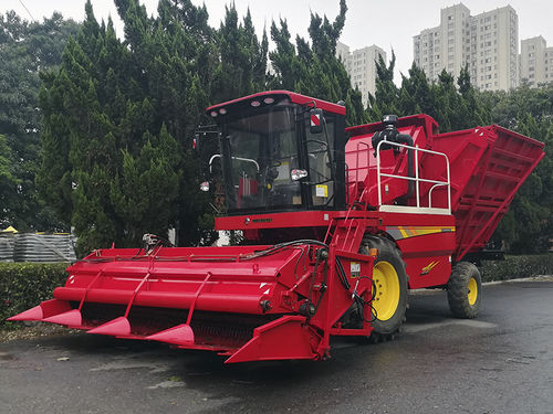 Chili-Erntemaschine - 4AQ-3000 - ZHENGZHOU ZHONGLIAN HARVEST MACHINERY CO.,LTD. - mit Eigenantrieb / 2 Reihen