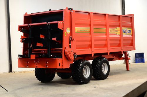 Gezogener Stalldungstreuer - AGRİMONO - mit senkrechtem Streuer / einachsig / Tandem