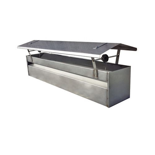 Belüftungssystem für Schweinestall - 1500 - PORINOX SL - über den First / natürlich
